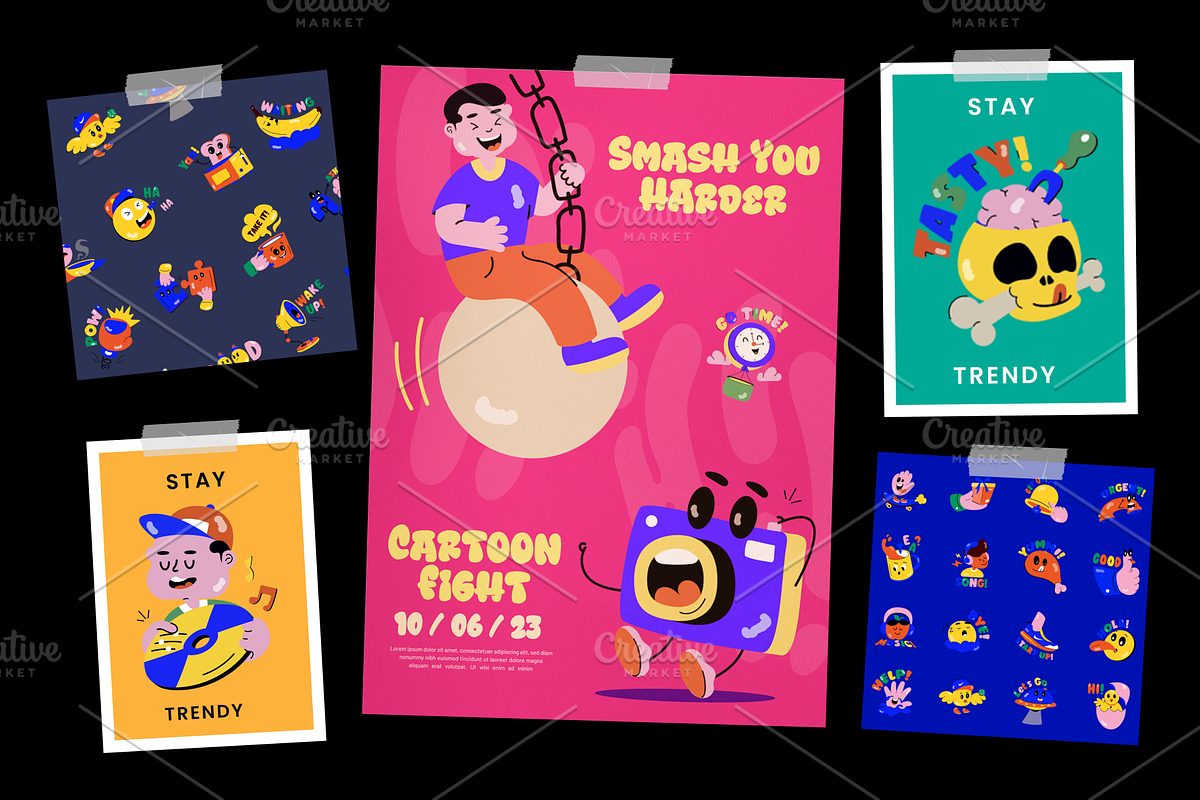 Animated Social Media Stickers, an Icon by Vectors Market (Photo 4 of 7)