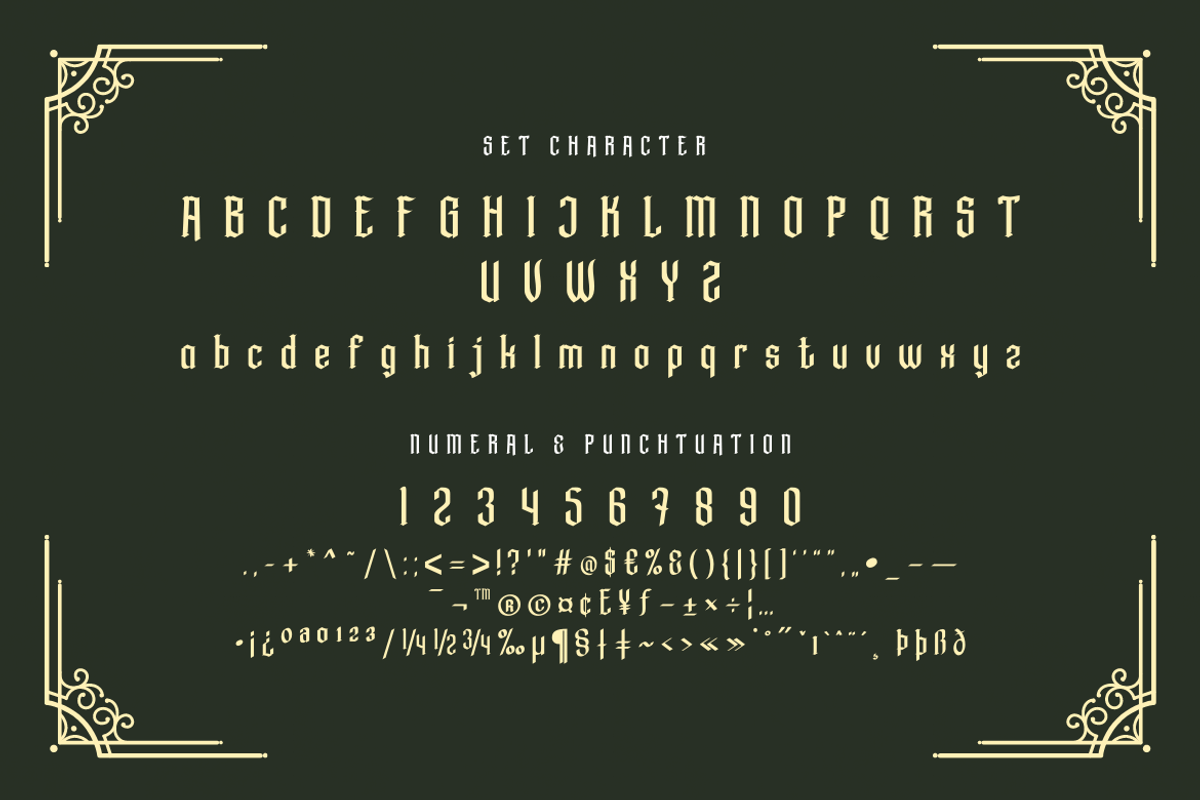 ARHOKY, a Blackletter Font by productype1 (Photo 11 of 13)