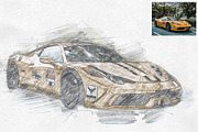 Pencil Sketch Photoshop Action, an Action Add-On by AndriyFM (Thumbnail 8 of 15)