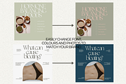 Wellness Instagram Template Bundle, a Social Media Template by digitaldispositions (Thumbnail 5 of 9)