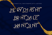 Bright Night Xmas Holiday Display, a Font by Cloverons (Thumbnail 9 of 13)