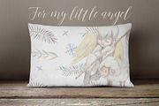 Christmas set Little angel, an Illustration by Alisa Mikibith Art (Thumbnail 6 of 8)