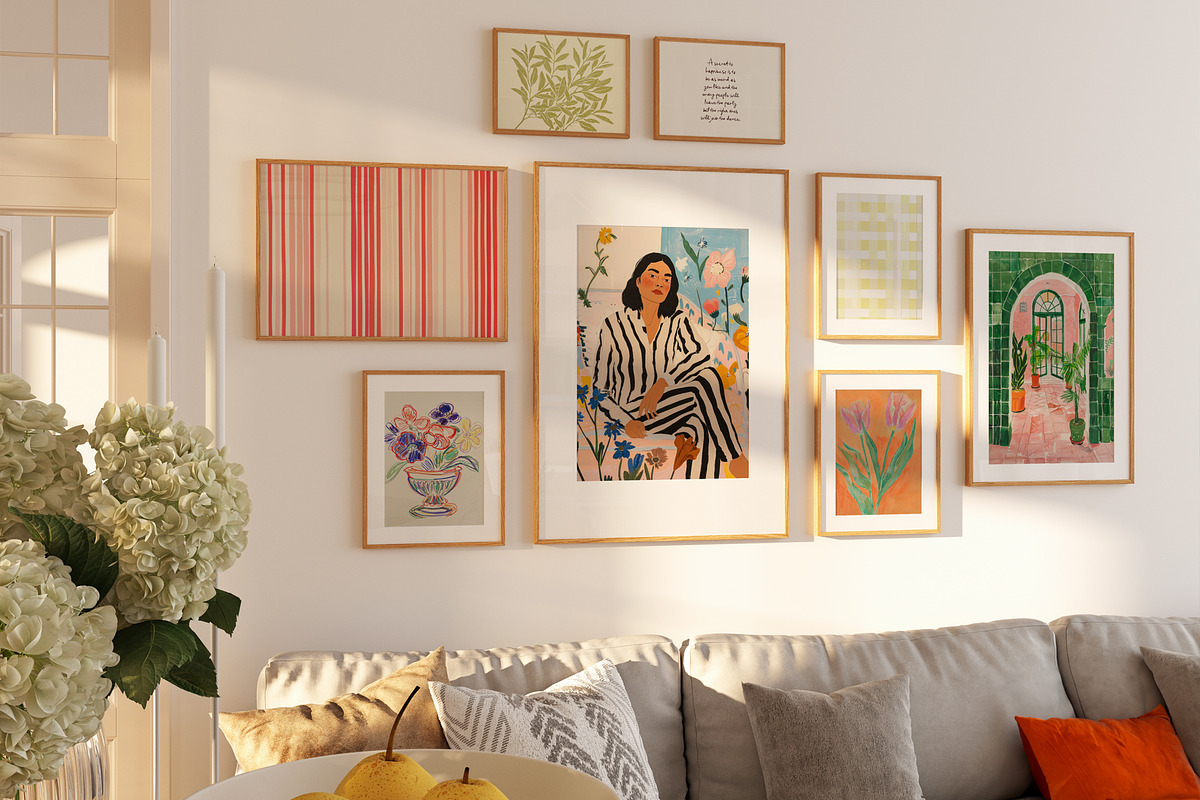 100 Modern Prints, a Background Graphic by Purple (Photo 8 of 9)