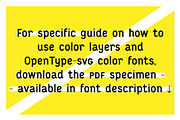 Achtung color font - DIY sub-family, a Font by FONT-Bud (Thumbnail 5 of 14)