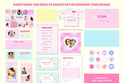 Y2K Vibes Branding Starter Kit Canva, a Branding & Logo Template by Hell Yeah Designs (Thumbnail 11 of 20)