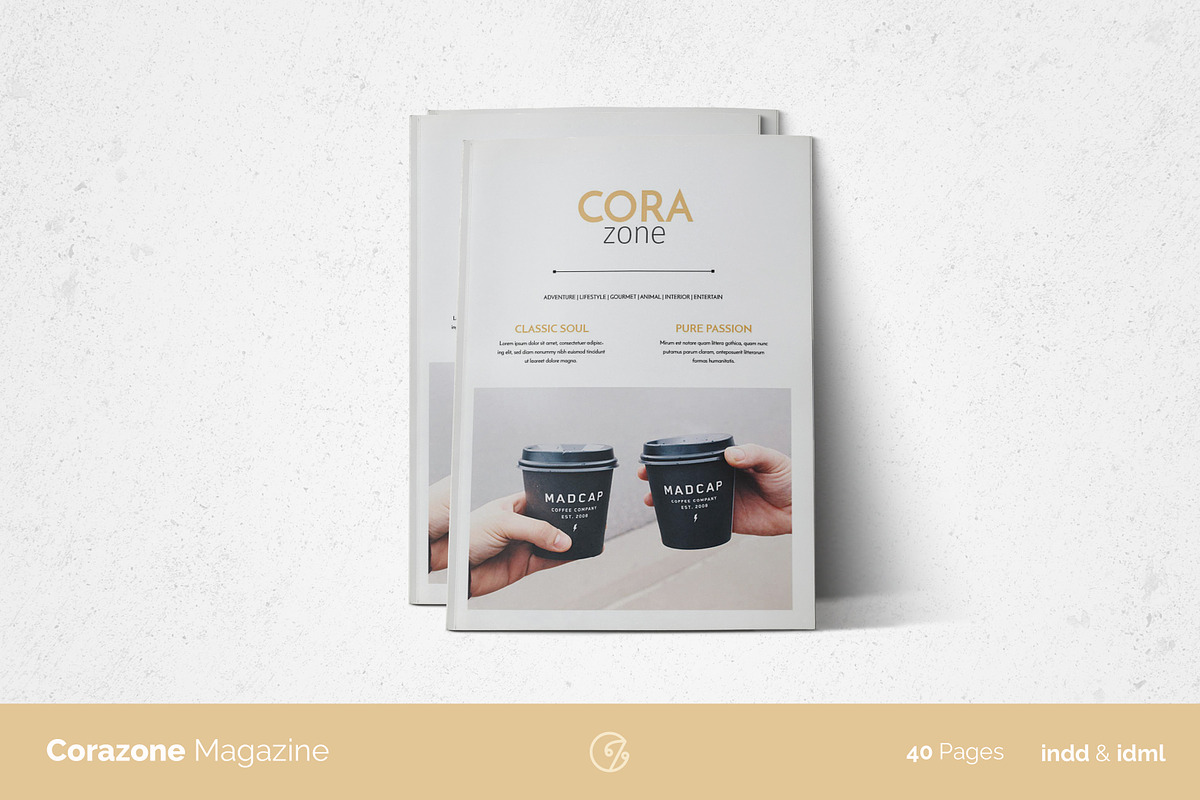 Corazone Magazine (2018), a Magazine Template by Bokuto (Photo 1 of 12)
