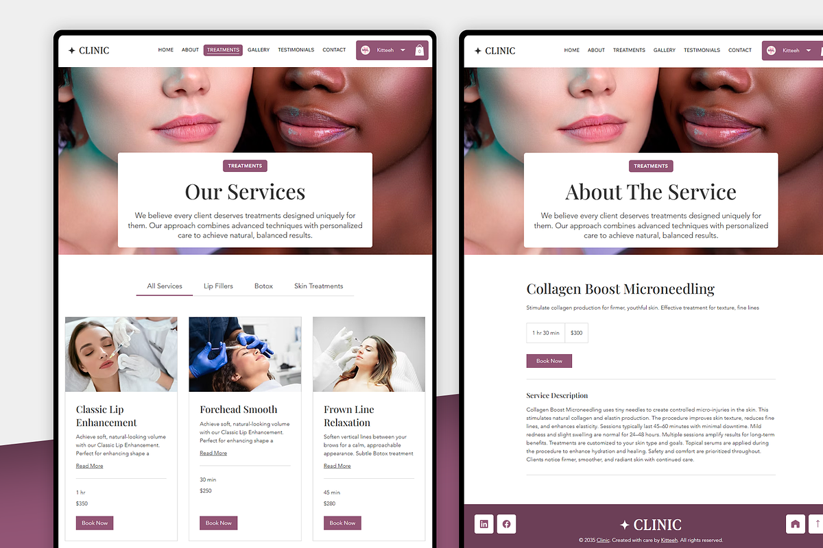 Aesthetics Wix Studio Website, a Wix Template by Kitteeh (Photo 11 of 11)