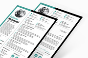 Line Shape Color Resume CV, a Resume Template by iDoodle Studio (Thumbnail 4 of 4)