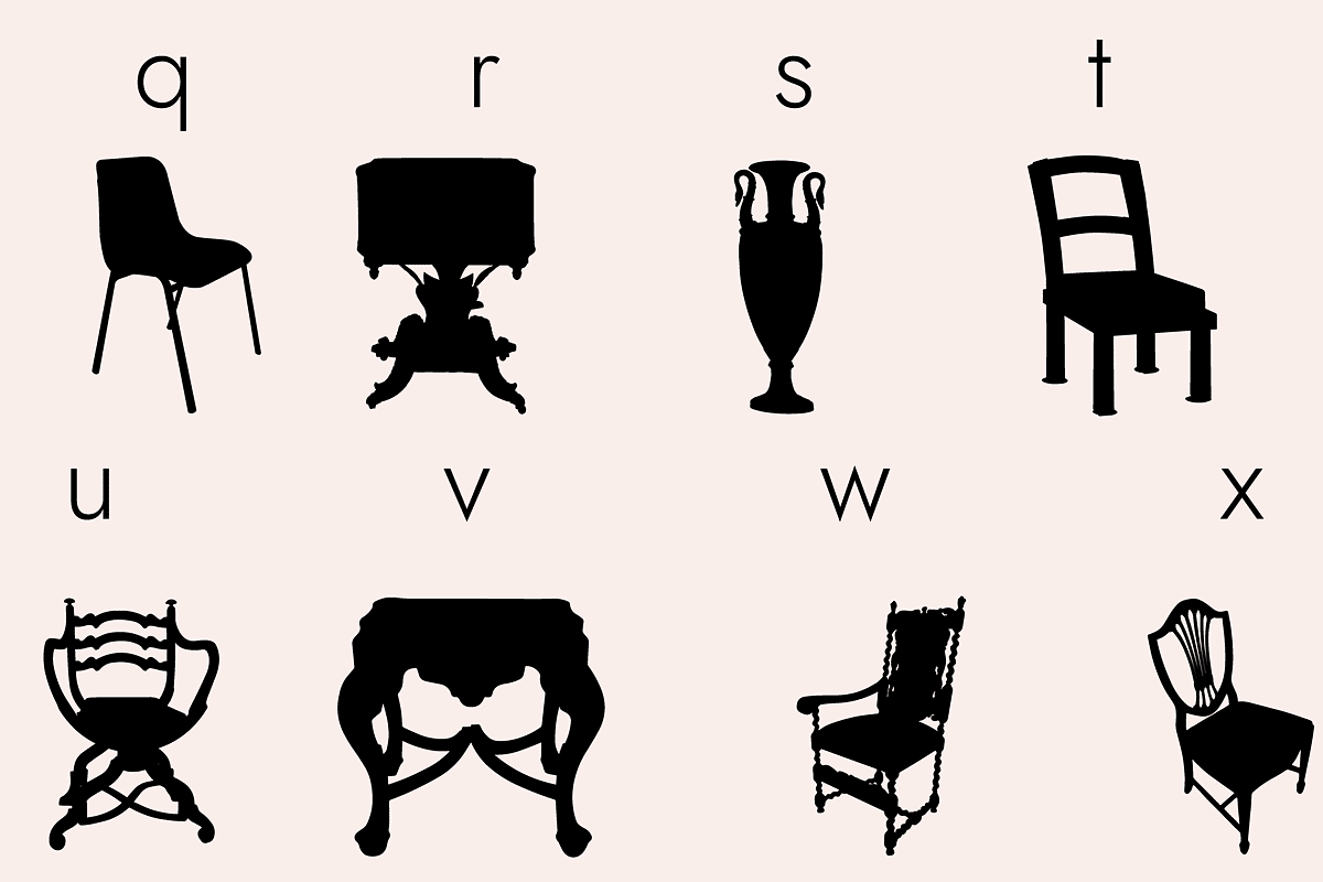 Furniture Dingbats Font, a Symbol Font by Minimalartstudio (Photo 11 of 11)