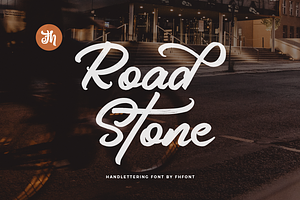 Road Stone - Handlettering Font