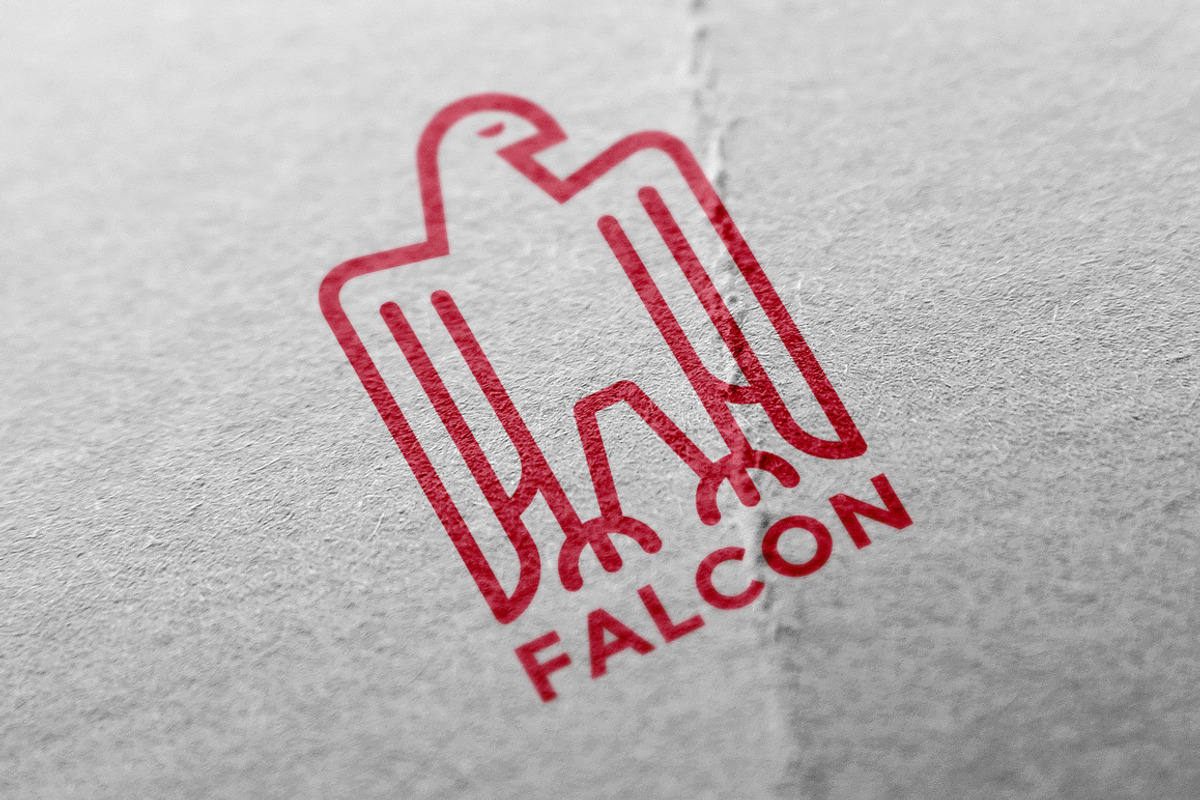 Falcon Logo Template, a Branding & Logo Template by pne-design (Photo 2 of 3)
