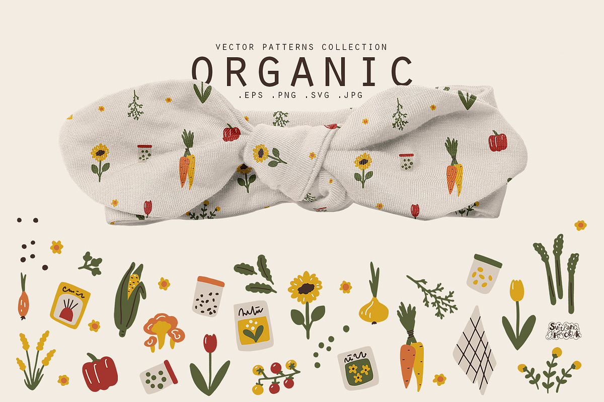 ORGANIC Collection patterns, a Pattern Graphic by Svitlana Kharchuk (Photo 1 of 8)