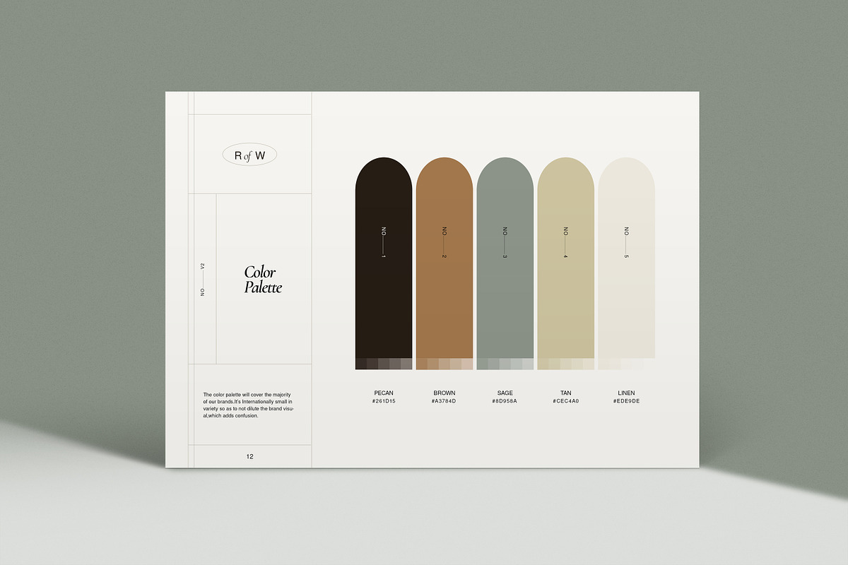 Auburn – Brand Guidelines, a Brochure Template by S A N D Y (Photo 8 of 13)