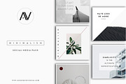 MINIMALISM | Social Media Pack, a Social Media Template by Anastasia_avgr (Thumbnail 1 of 3)