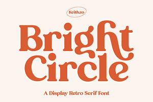 Bright Circle - Retro Serif Font