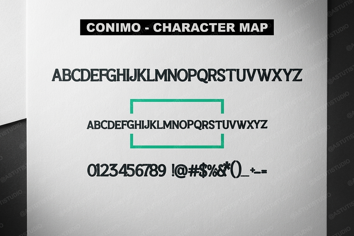 Conimo | A Refined Modern Serif Type, a Serif Font by Astuti Studio (Photo 3 of 23)