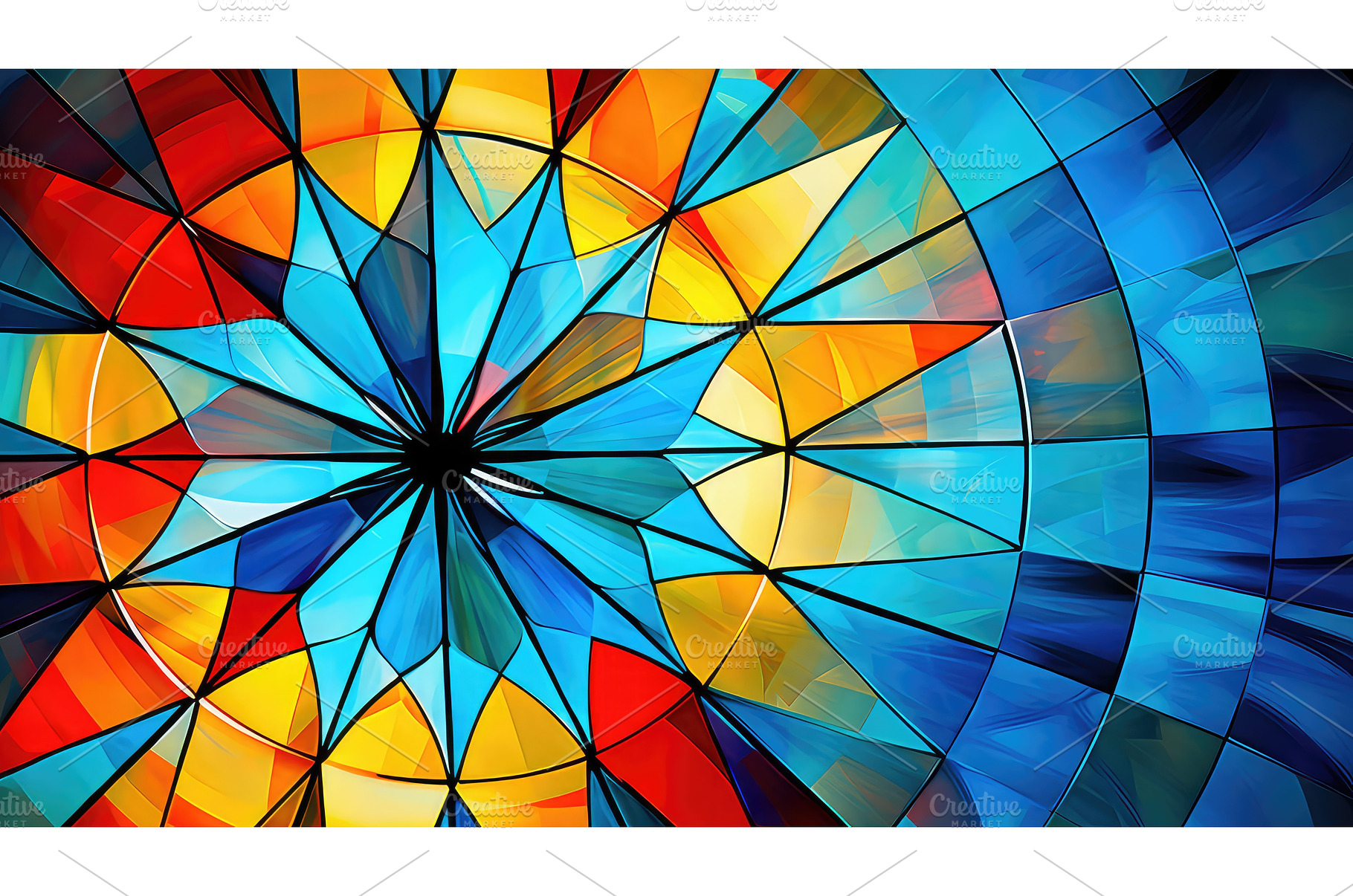 abstract graphic round background ai, an Abstract Photo by pikepicture