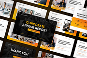 Corporate Annual Report Google Slide, a Presentation Template by SquidPixey (Thumbnail 6 of 7)