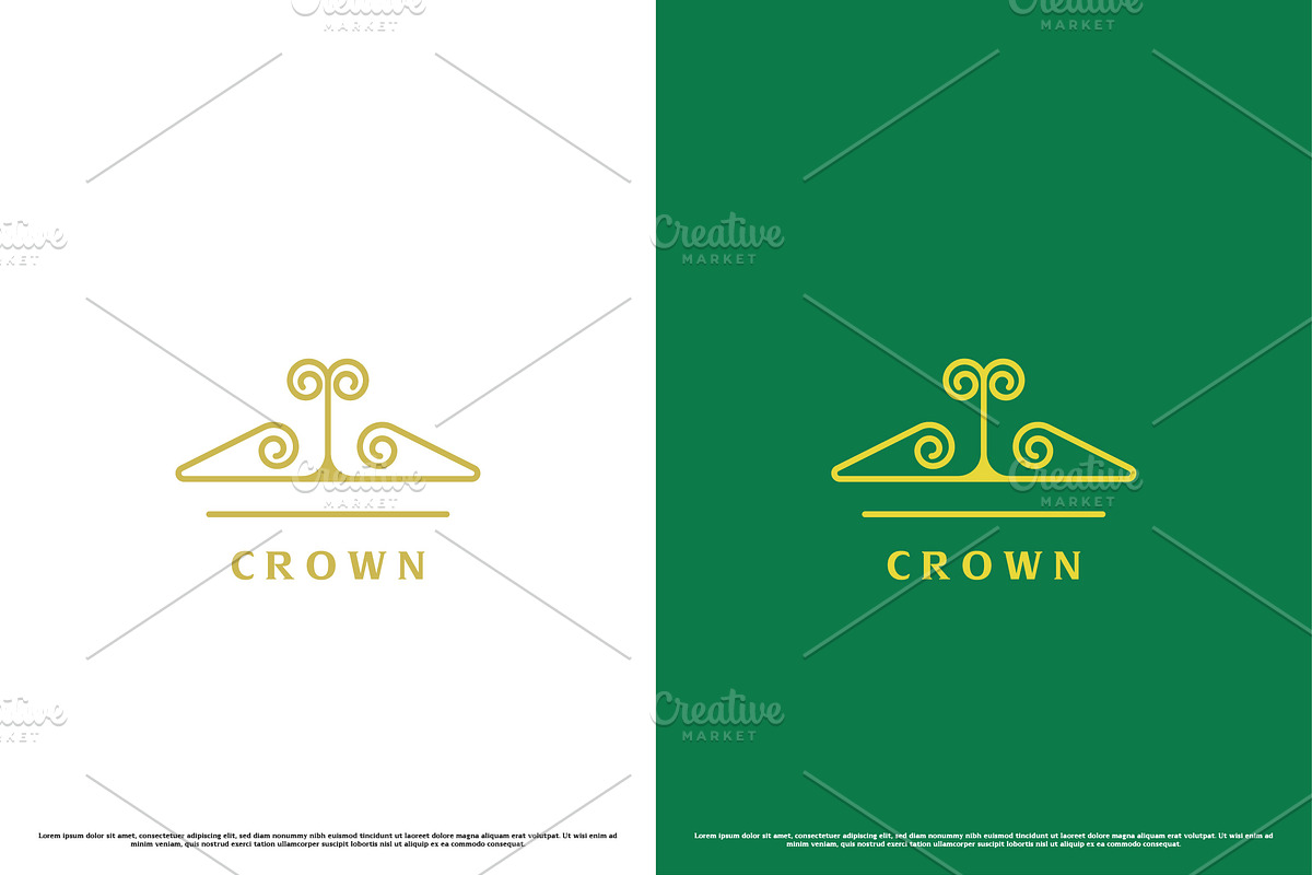 Nature Crown Logo Design Icon, a Branding & Logo Template by Morvana Crew