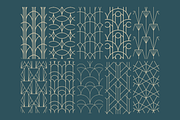 Geometric Art Deco Patterns, a Pattern Graphic by Firowerk (Thumbnail 7 of 9)
