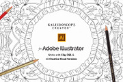 Vector Kaleidoscope for Adobe Ai, a Plug-in Add-On by Drifter Studio (Thumbnail 9 of 9)