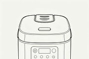 Bundles Minimal Kitchen Icons, an Outline Icon by adenpinkstore (Thumbnail 8 of 22)