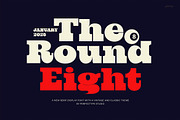 The Round Eight Serif Font, a Slab Serif Font by Perfectype (Thumbnail 1 of 7)
