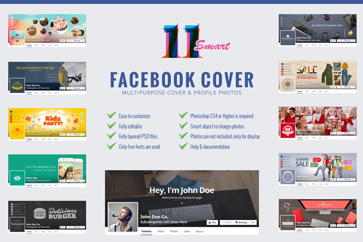 33% OFF  |  Fb Tw G+ Cover, a Templates & Theme by Pixel Strawberry (Photo 2 of 5)