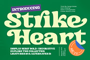 Strike Heart Display Serif Bold, a Serif Font by timelesstype.co (Thumbnail 1 of 15)