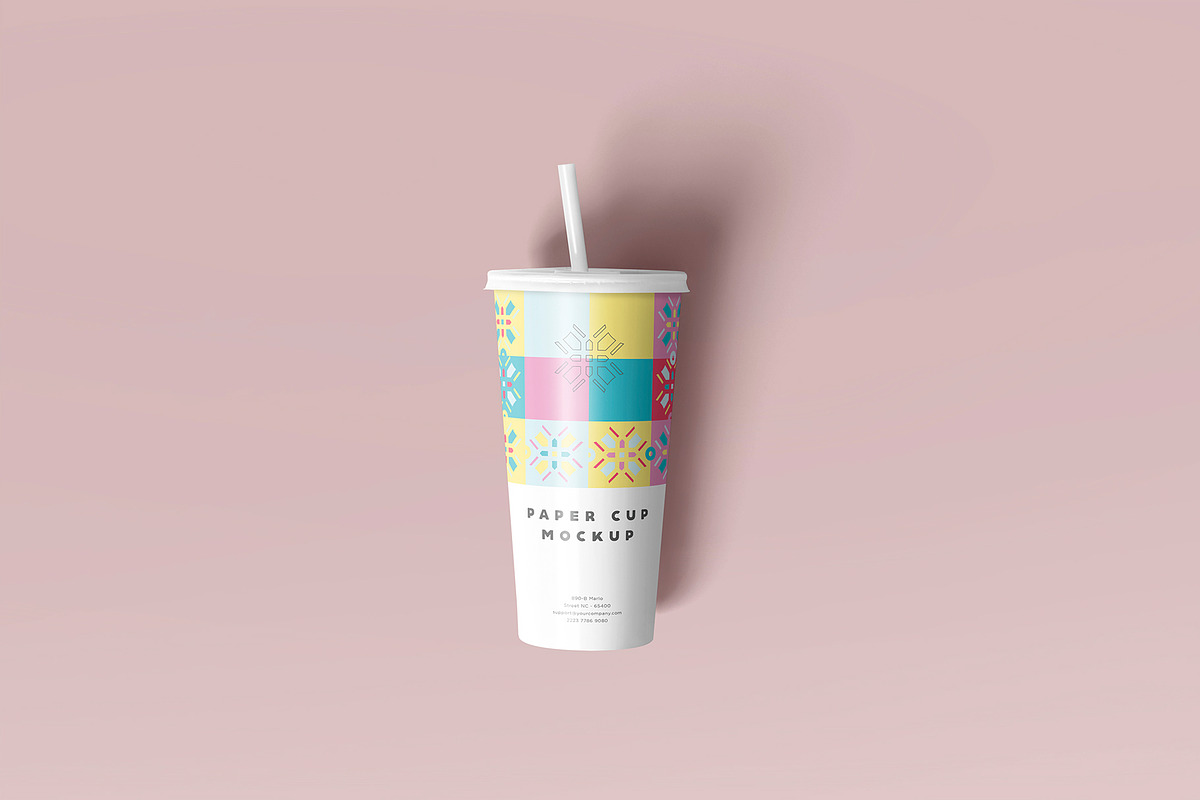 Soda Cup Mockup, a Product Mockup by PixelVoyager (Photo 8 of 11)