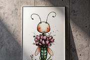 Whimsical Butterfly Clipart Set, an Animal Illustration by one-touch (Thumbnail 4 of 20)