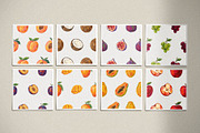 40 Fruits Set + 44 Seamless Patterns, a Food Illustration by colorituals (Thumbnail 3 of 5)