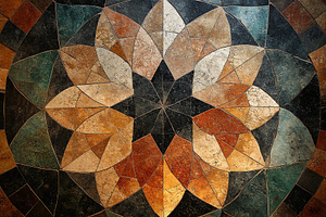 Little pieces of colorful mosaics, an Abstract Photo by AlyaAnd