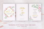 Magnolia & Eucalyptus Wedding Suite, an Invitation Template by Maggie Stilwell Design (Thumbnail 2 of 7)