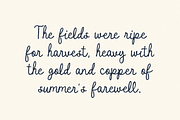 Wild Blue, a Script Font by Bruised Goods (Thumbnail 9 of 12)