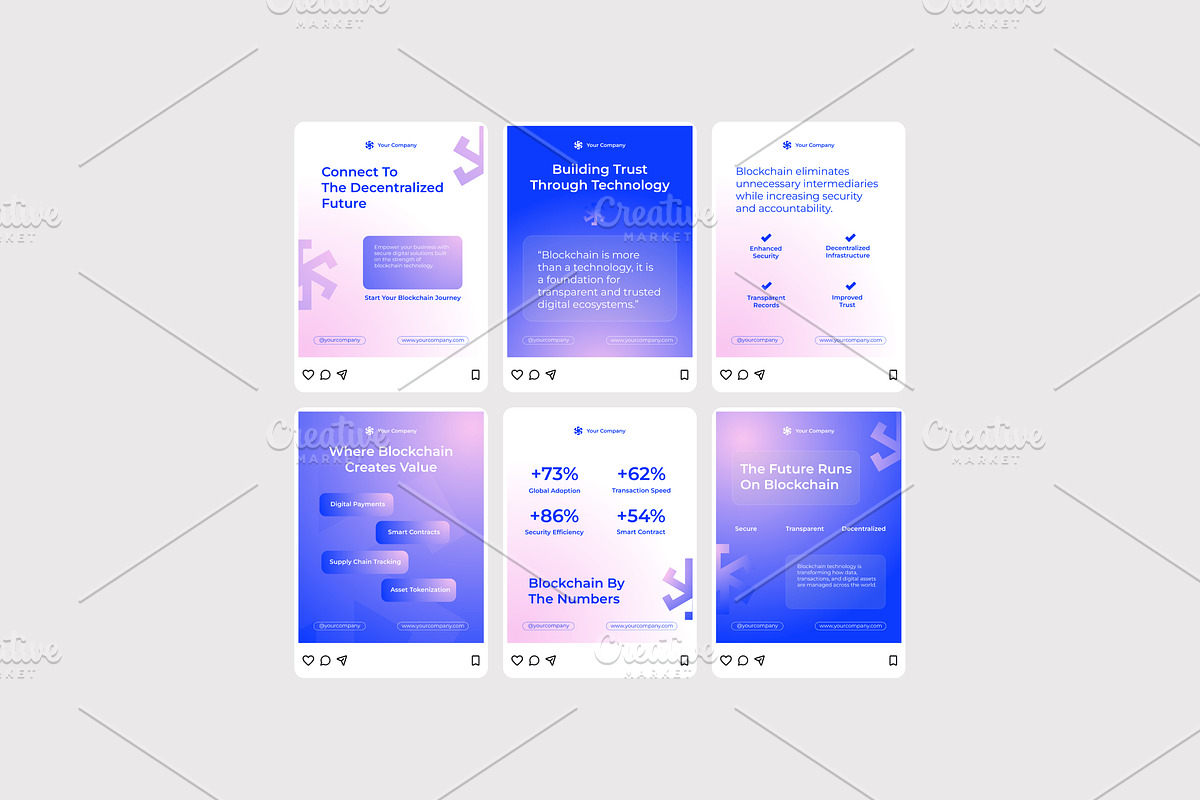Future Blockchain Business, a Social Media Template by Izdihaar_Studio (Photo 4 of 4)