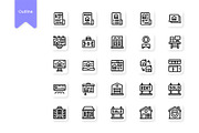 Real Estate Icons, an Icon by HacaStudio (Thumbnail 2 of 3)