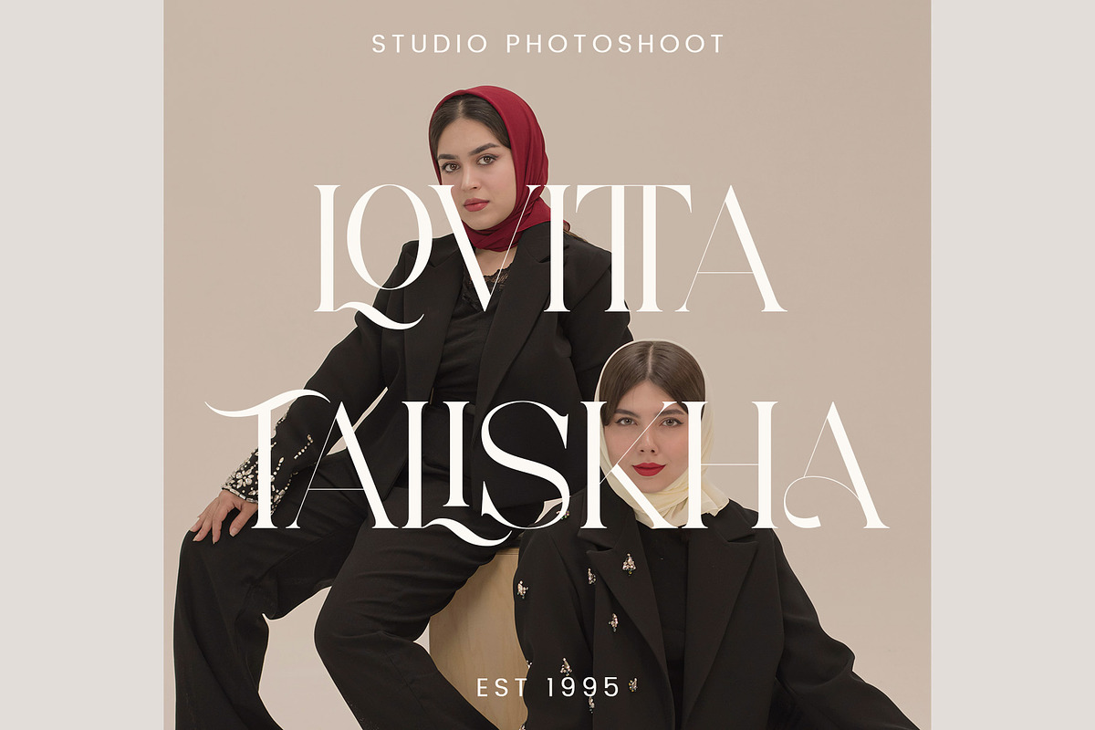Chalia - Modern Stylish Serif Font, a Serif Font by Aqeel_Art (Photo 8 of 13)