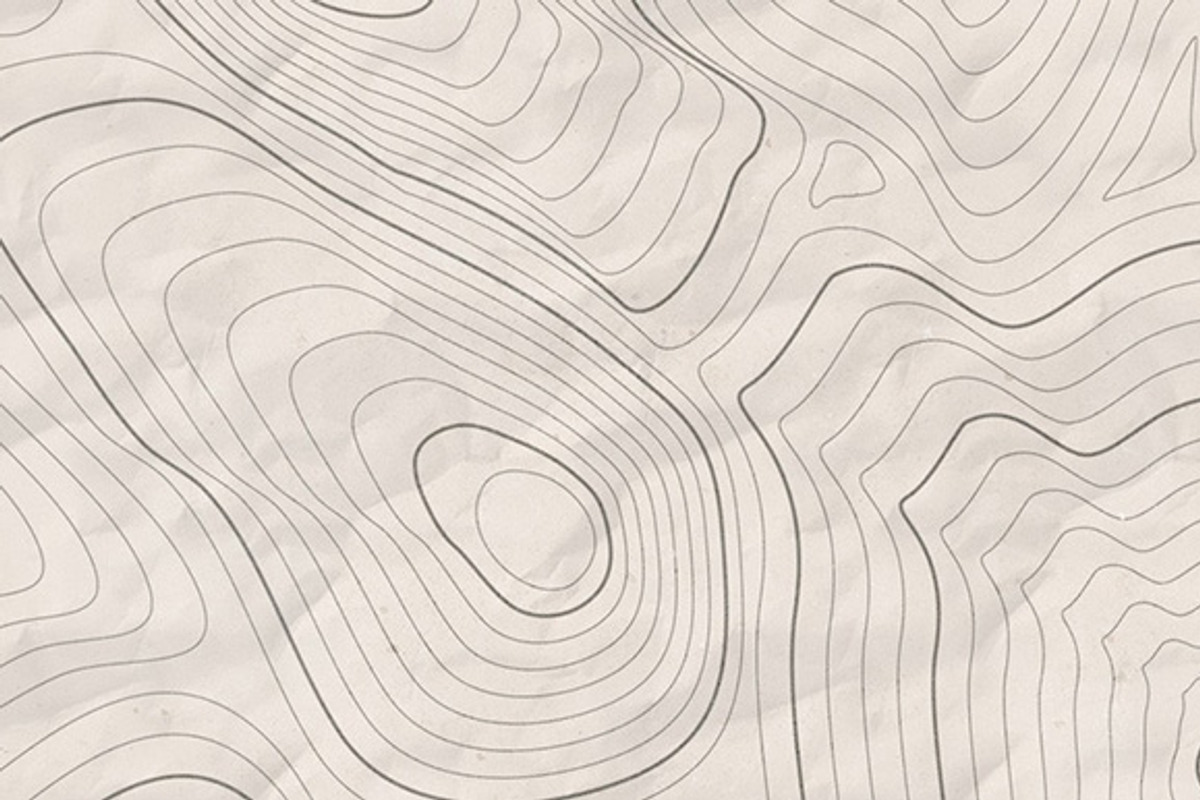 8 Vector Topographic Map Contours