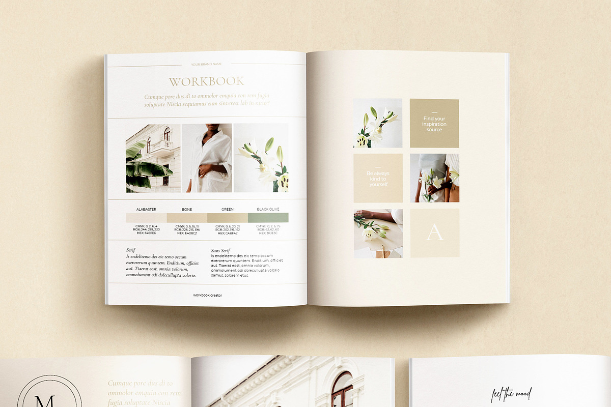 WorkBook / CANVA, INDD / Mona, a Magazine Template by Mirazz (Photo 5 of 15)