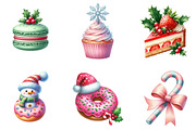 70 Sweet Christmas Clipart Bundle, an Illustration by DreamArtGraphic (Thumbnail 3 of 5)