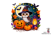 Halloween Owl Sublimation PNG Bundle, a Graphic by Clipart Bloom (Thumbnail 4 of 11)