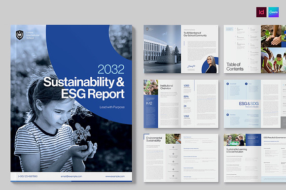 Report Brochure Template preview 7
