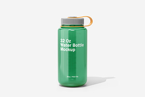 Wide Mouth Water Bottle Mockup Vol.1