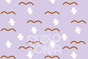 Waves and Seagulls, a Pattern Graphic by StudioSonna (Thumbnail 1 of 3)