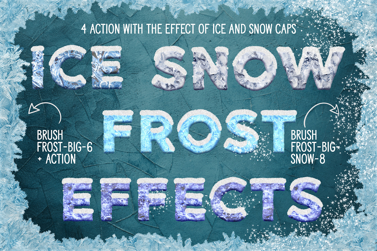 Frost Actions Styles Brushes For Ps, an Action Add-On by Sophico (Photo 3 of 12)