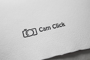 Cam Click Logo Template