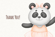 Animals Ballerinas Clipart, an Animal Illustration by ekossa_art (Thumbnail 6 of 6)