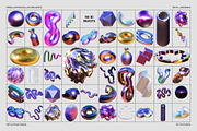 3D META LAVENDER Objects, an Object Graphic by angelainthefields (Thumbnail 4 of 14)