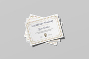 Certificate Mockup, an Advertising Mockup by ZifaraDesign (Thumbnail 10 of 11)